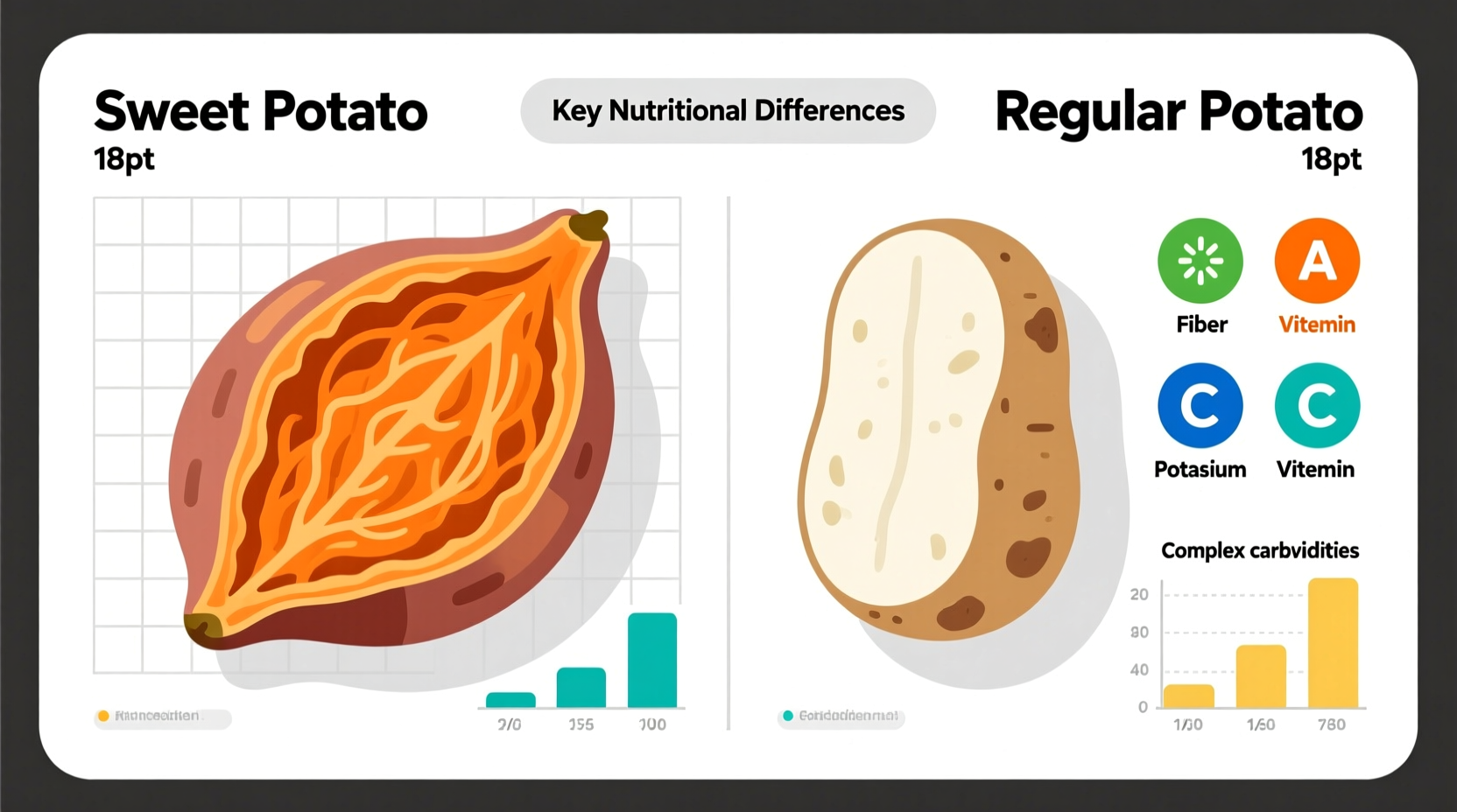Sweet Potato vs Potato: Nutritional Value Compared