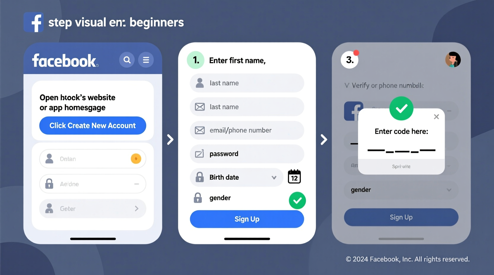 how to create a new facebook account a step by step guide for beginners