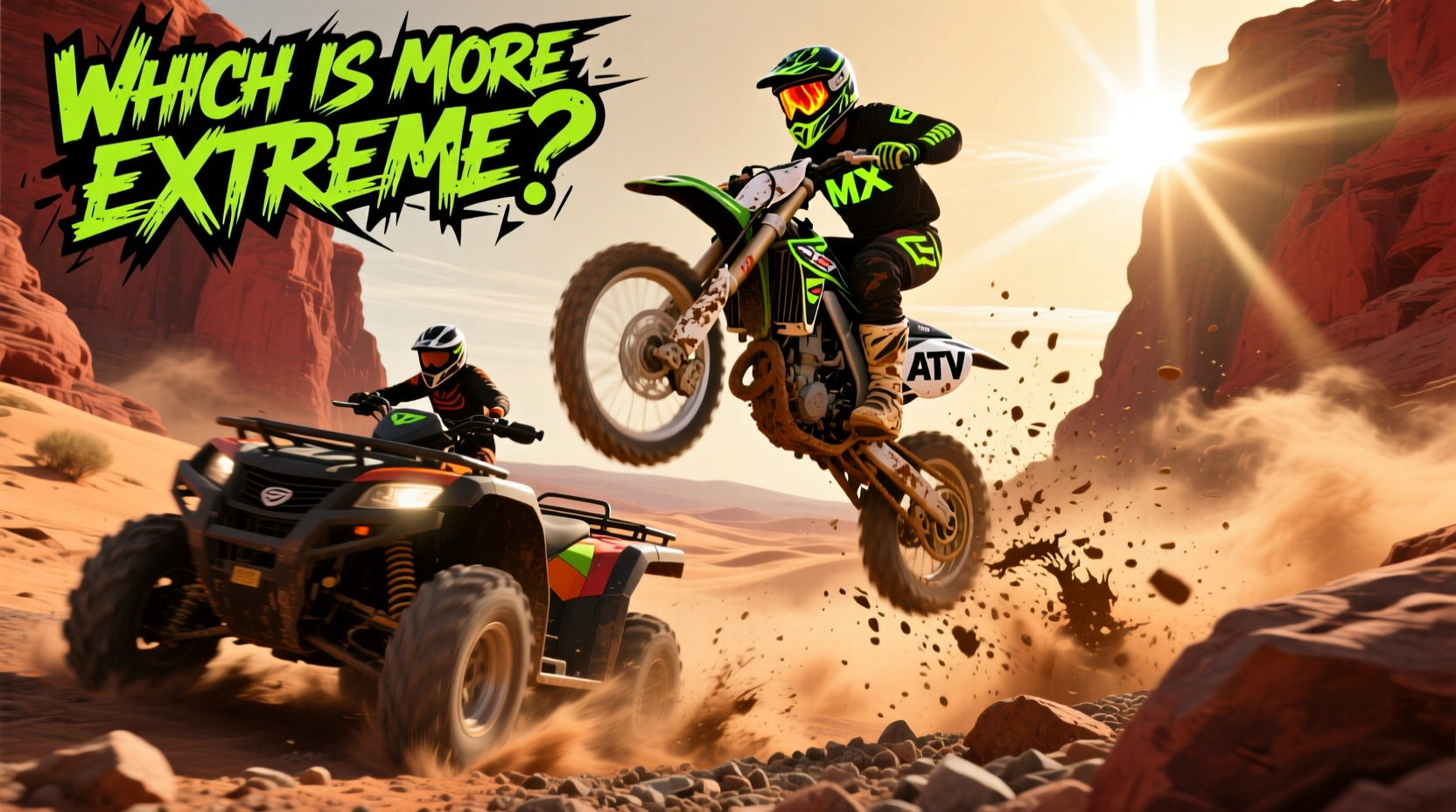 mx vs atv which game is more extreme