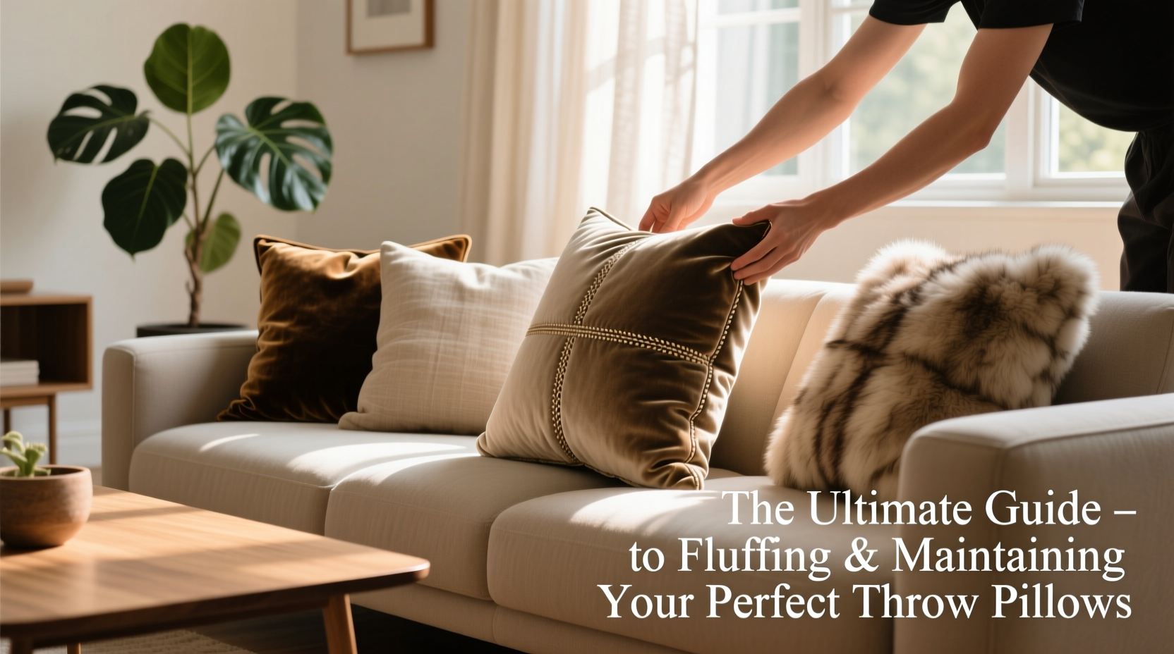 the ultimate guide to fluffing and maintaining the perfect shape of your throw pillows