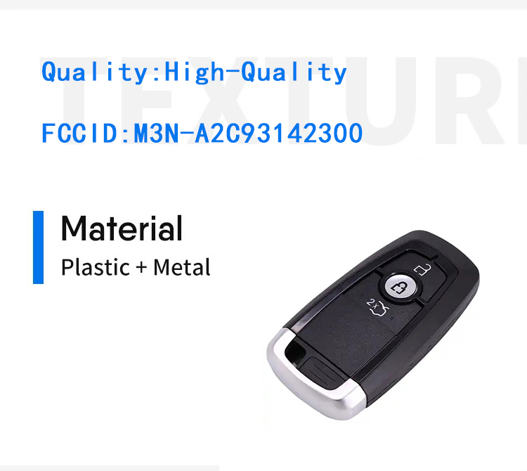 F250 F350 F450 F550 Fusion 3 Buttons 315MHz ID49 Remote Key Fob for Ford FCCID M3N-A2C93142300