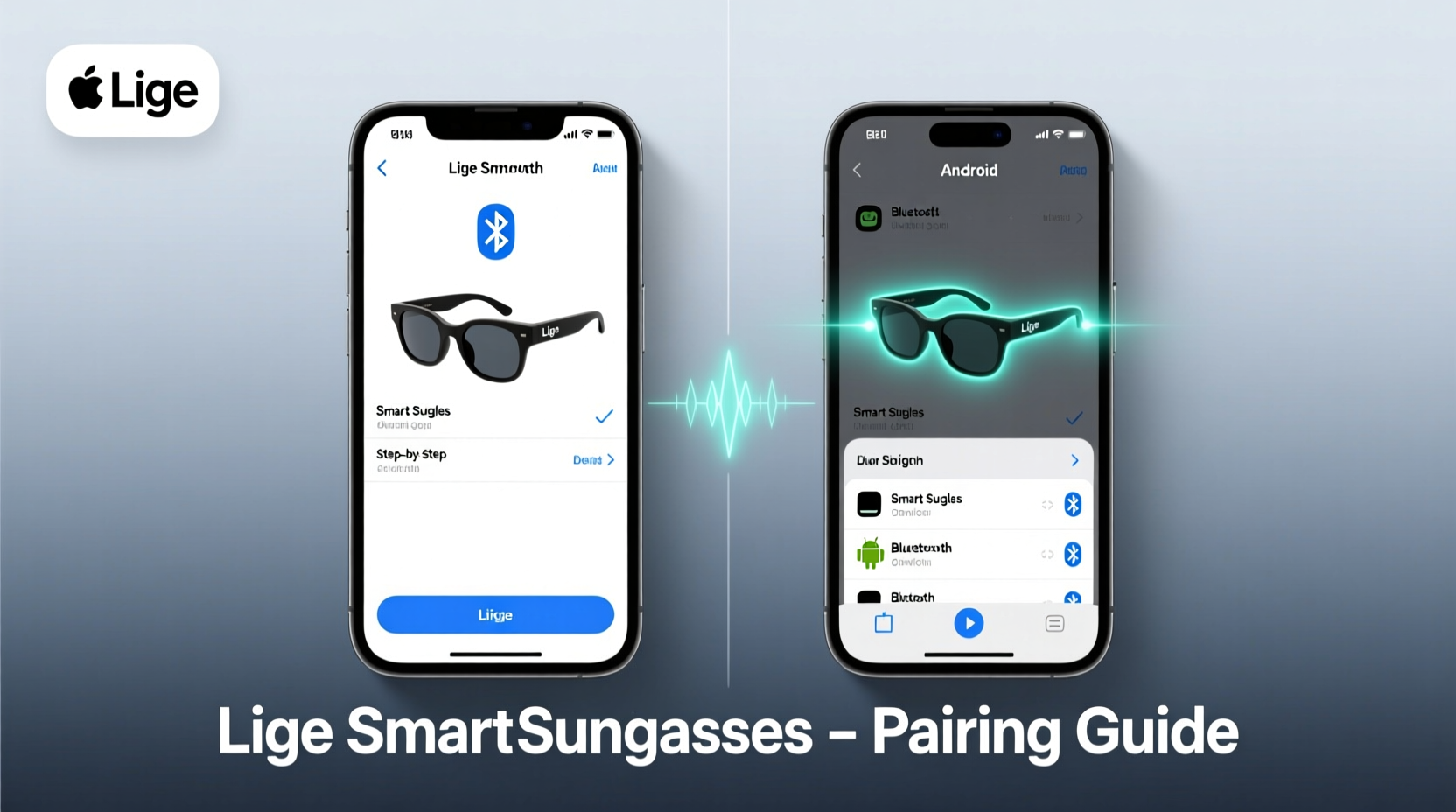 effortless pairing how to connect lige smart sunglasses to ios and android devices