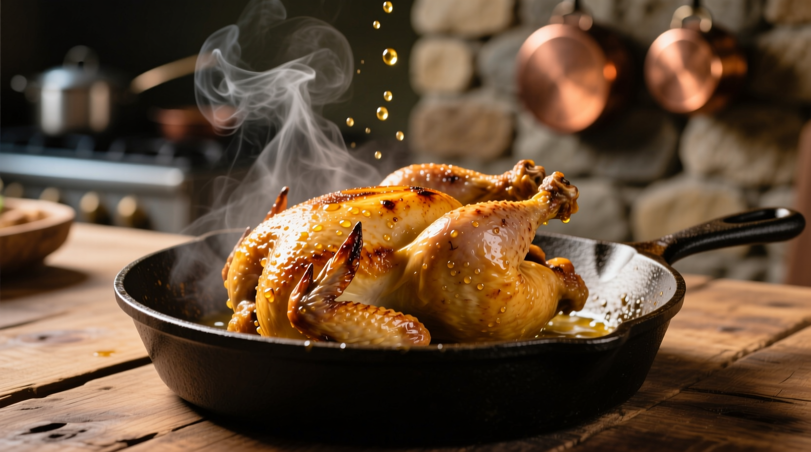 start your chicken in a cold skillet for delicious cri