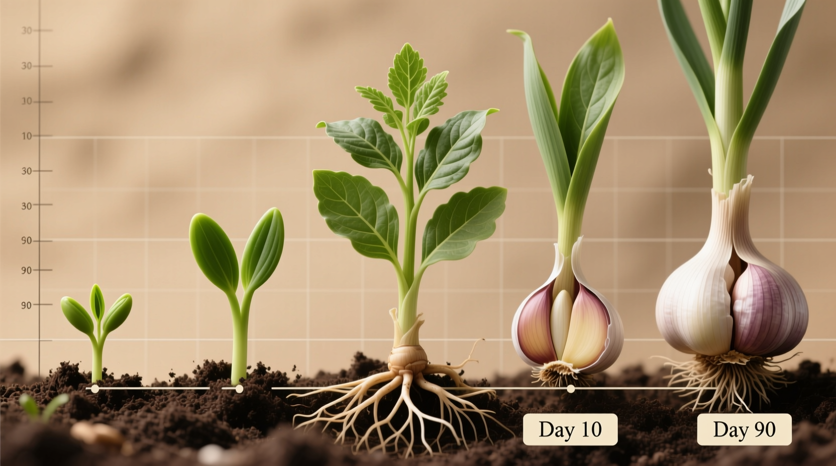 Garlic Growth Timeline: 6-9 Months to Harvest (Exact Timeline)