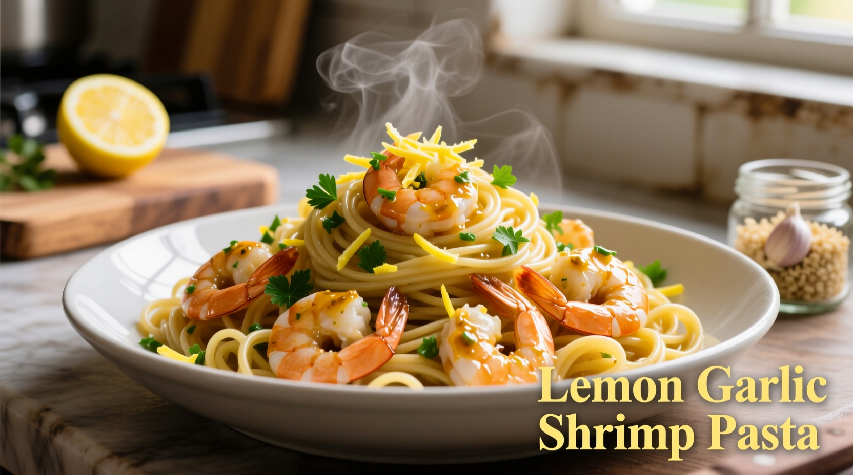 Perfect Lemon Garlic Shrimp Pasta in 25 Minutes