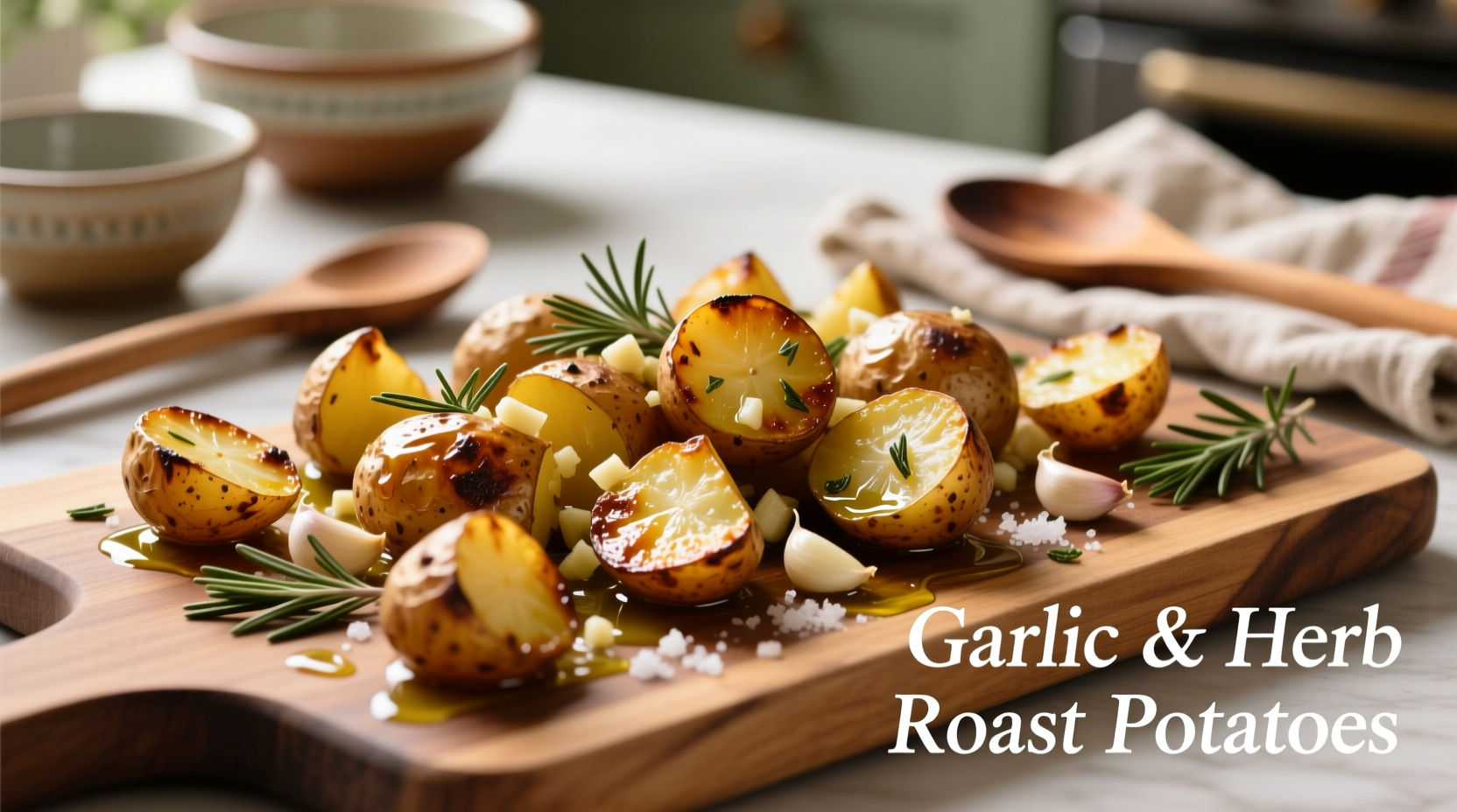 oven roasted garlic potatoes