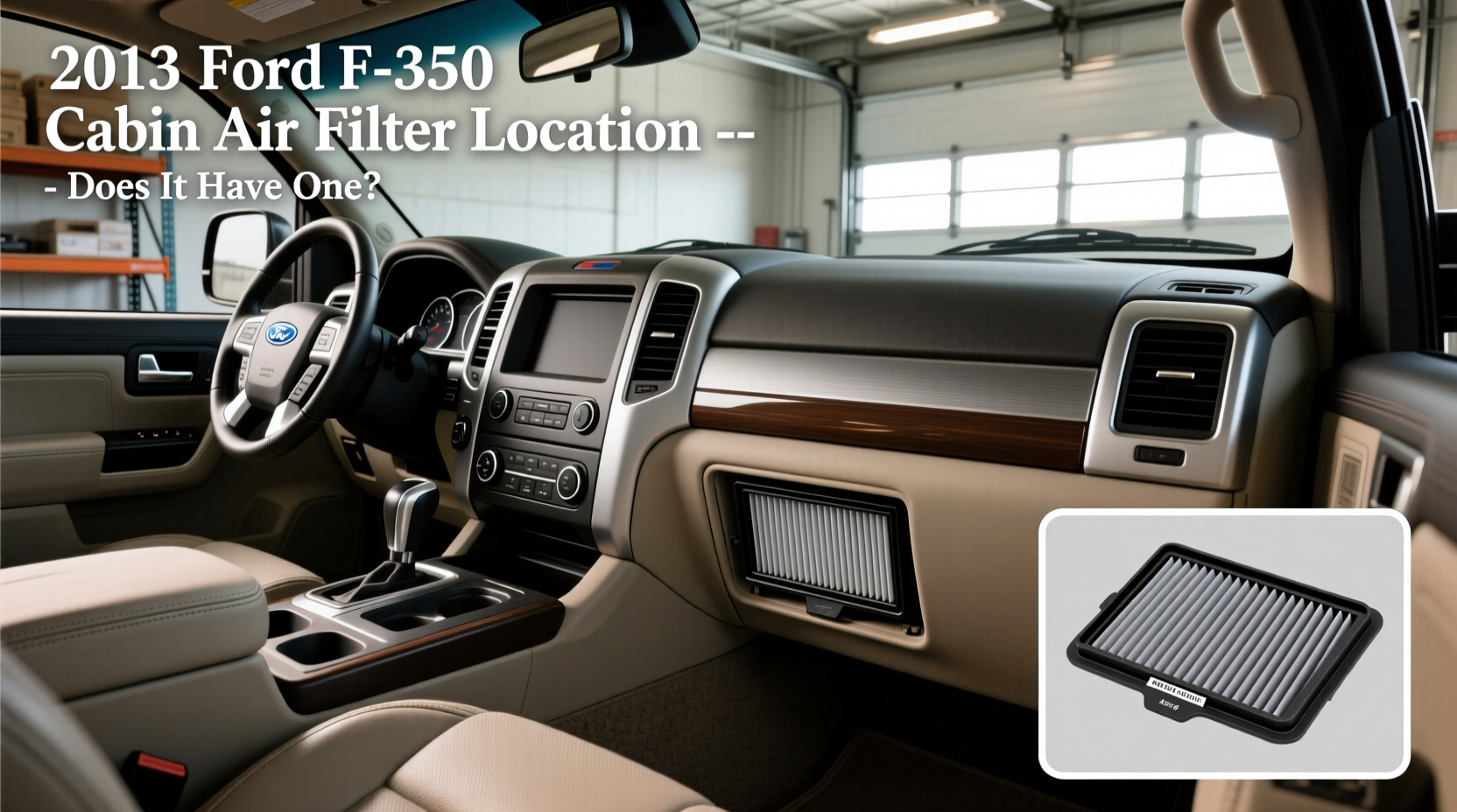 2013 F350 Cabin Air Filter Location: How to Replace It