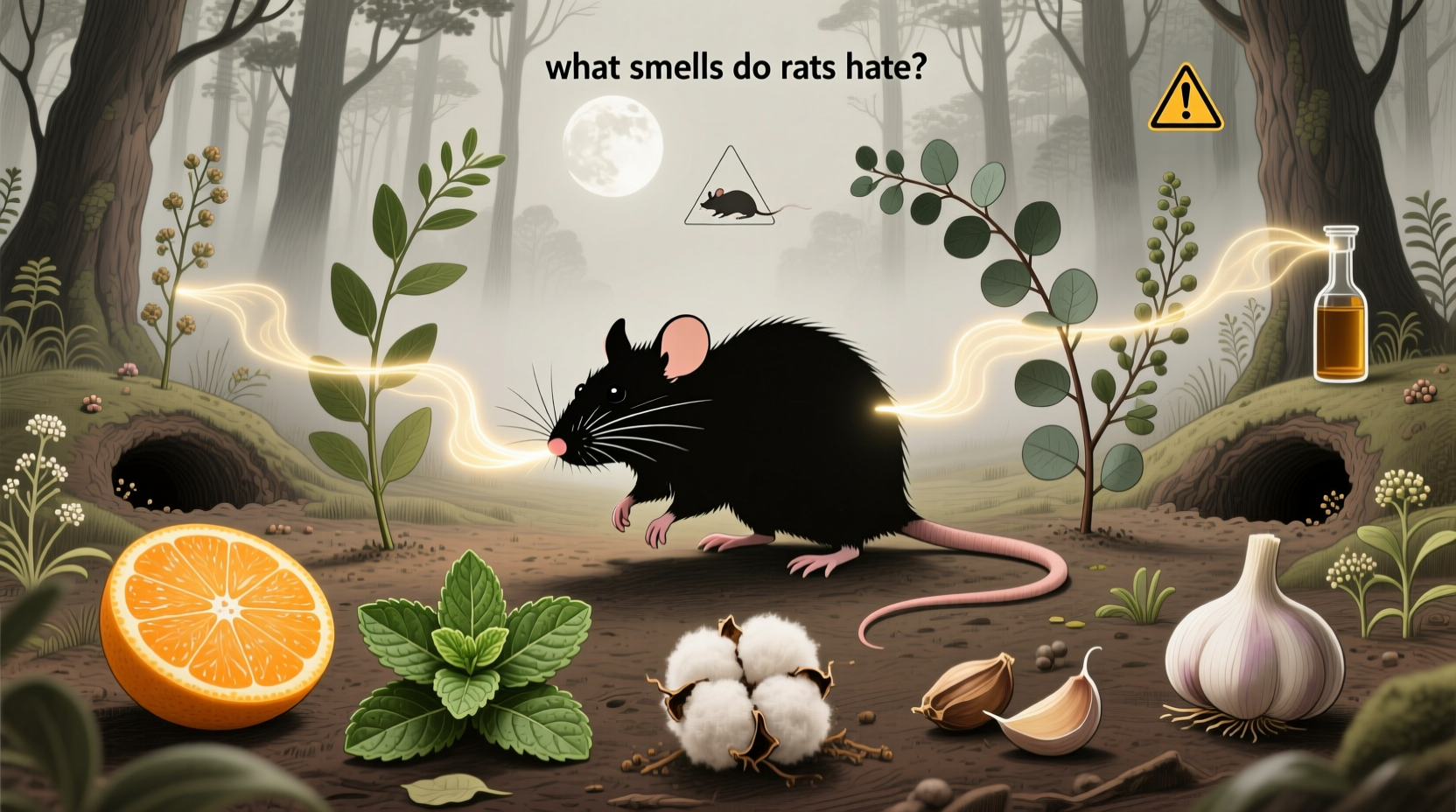 what smells do rats hate