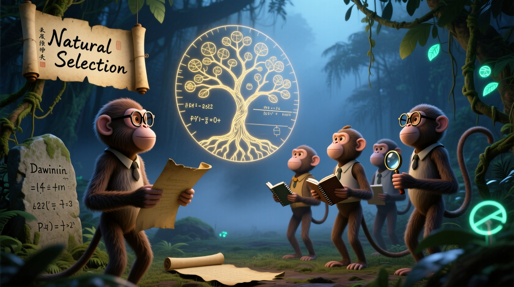 why are there still monkeys understanding evolution