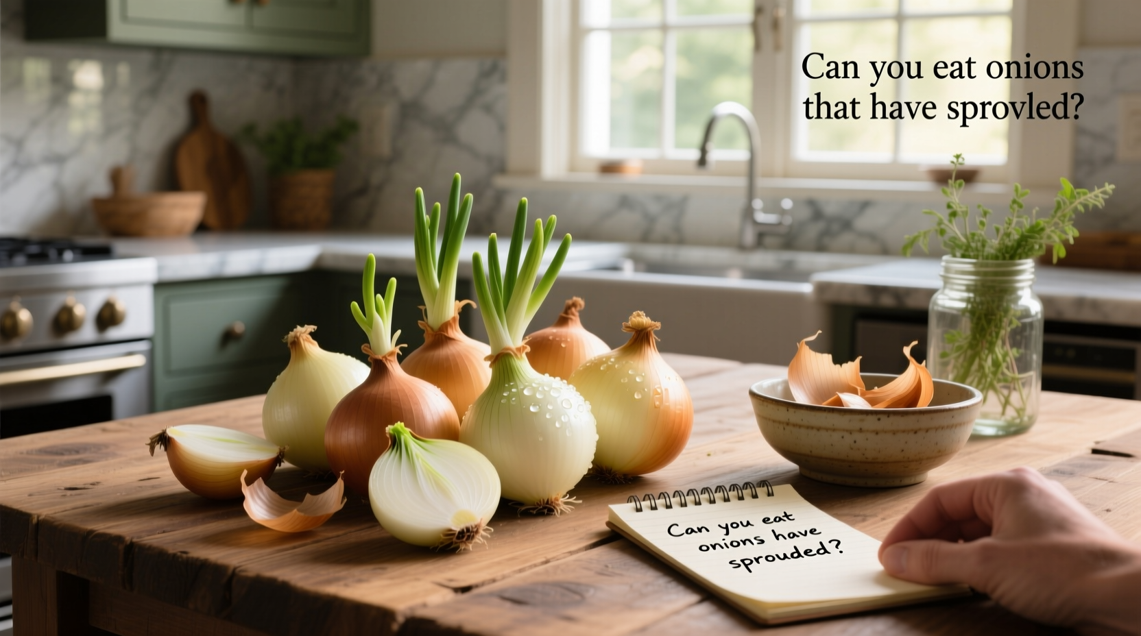 can you eat sprouted onions safely