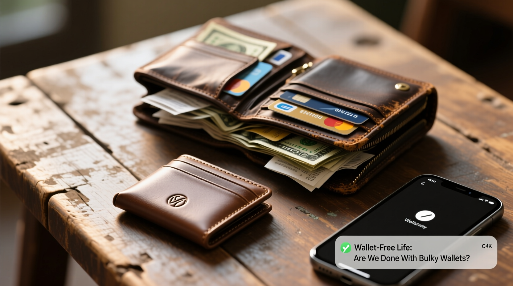mini wallet vs large wallet are people really ditching bulky wallets for good