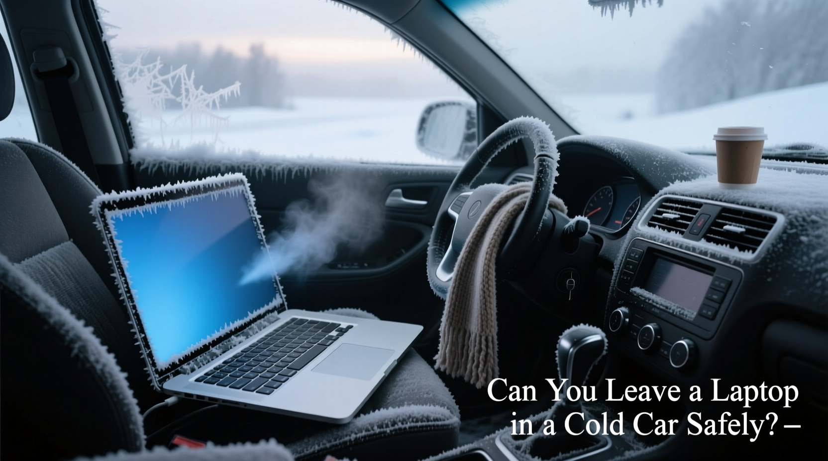 can you leave a laptop in a cold car