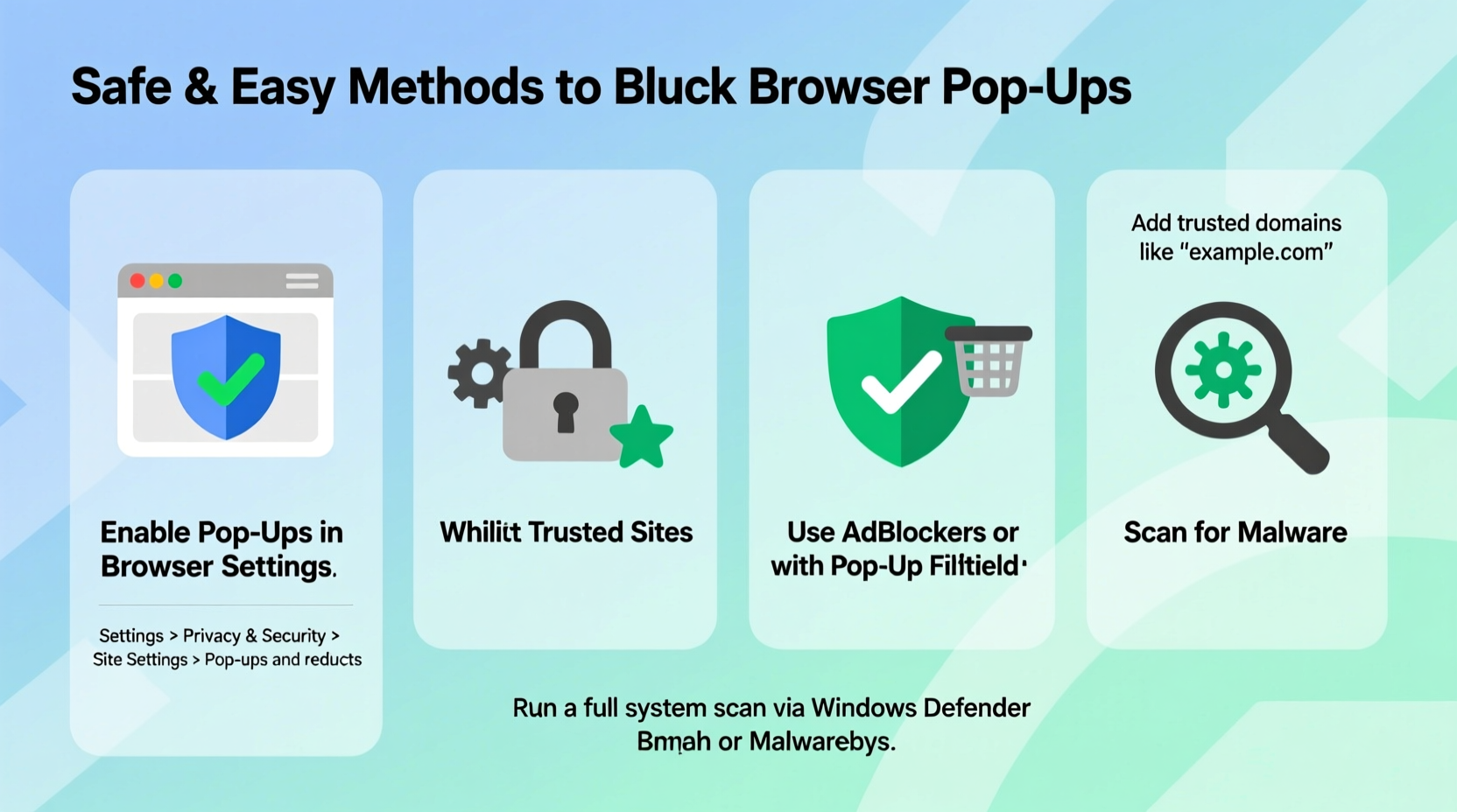 effective methods to unblock browser pop ups safely and easily