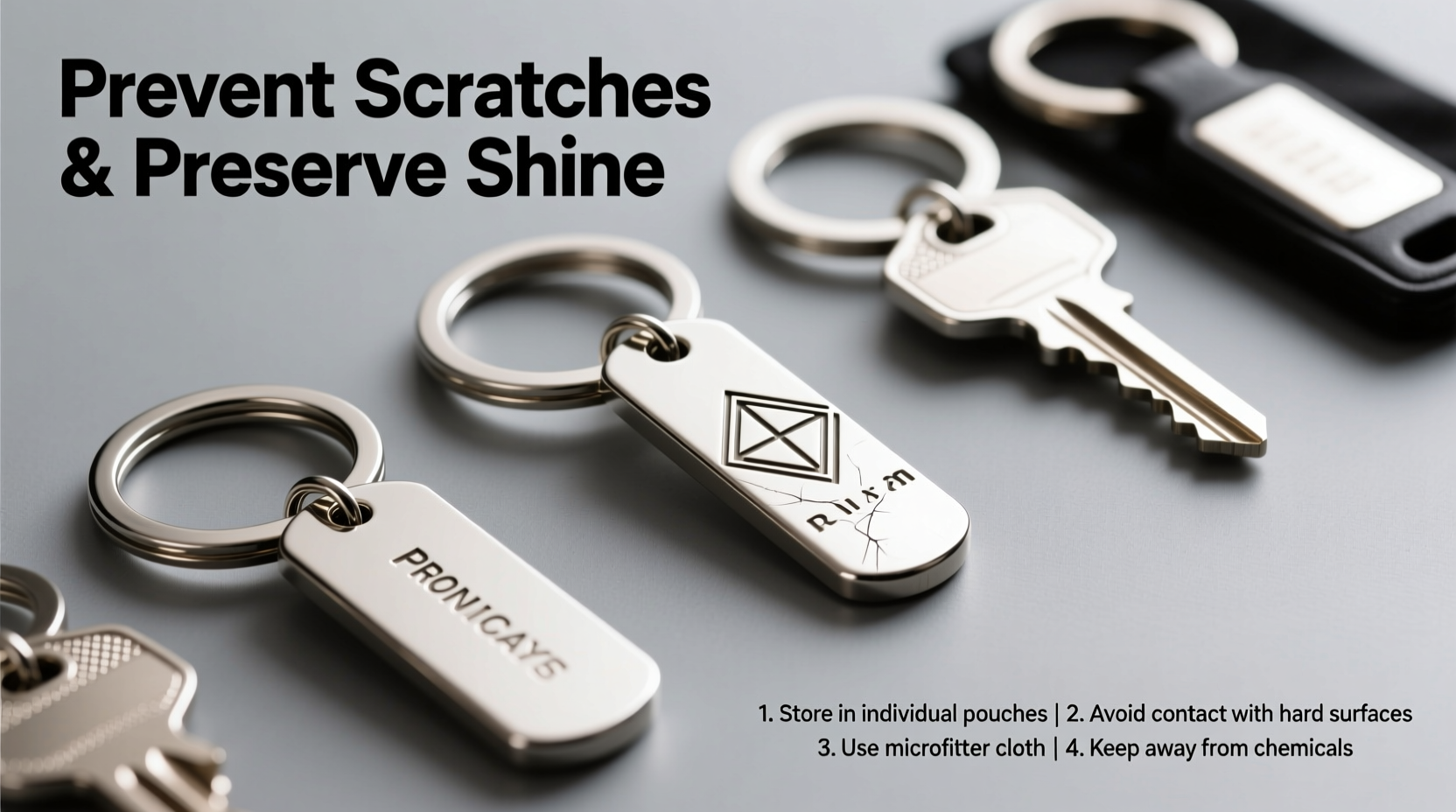how to prevent scratches on metal keychains practical tips for lasting shine