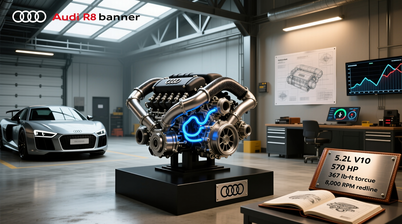 What Are the Audi R8 V10 Engine Specs and Performance Details?