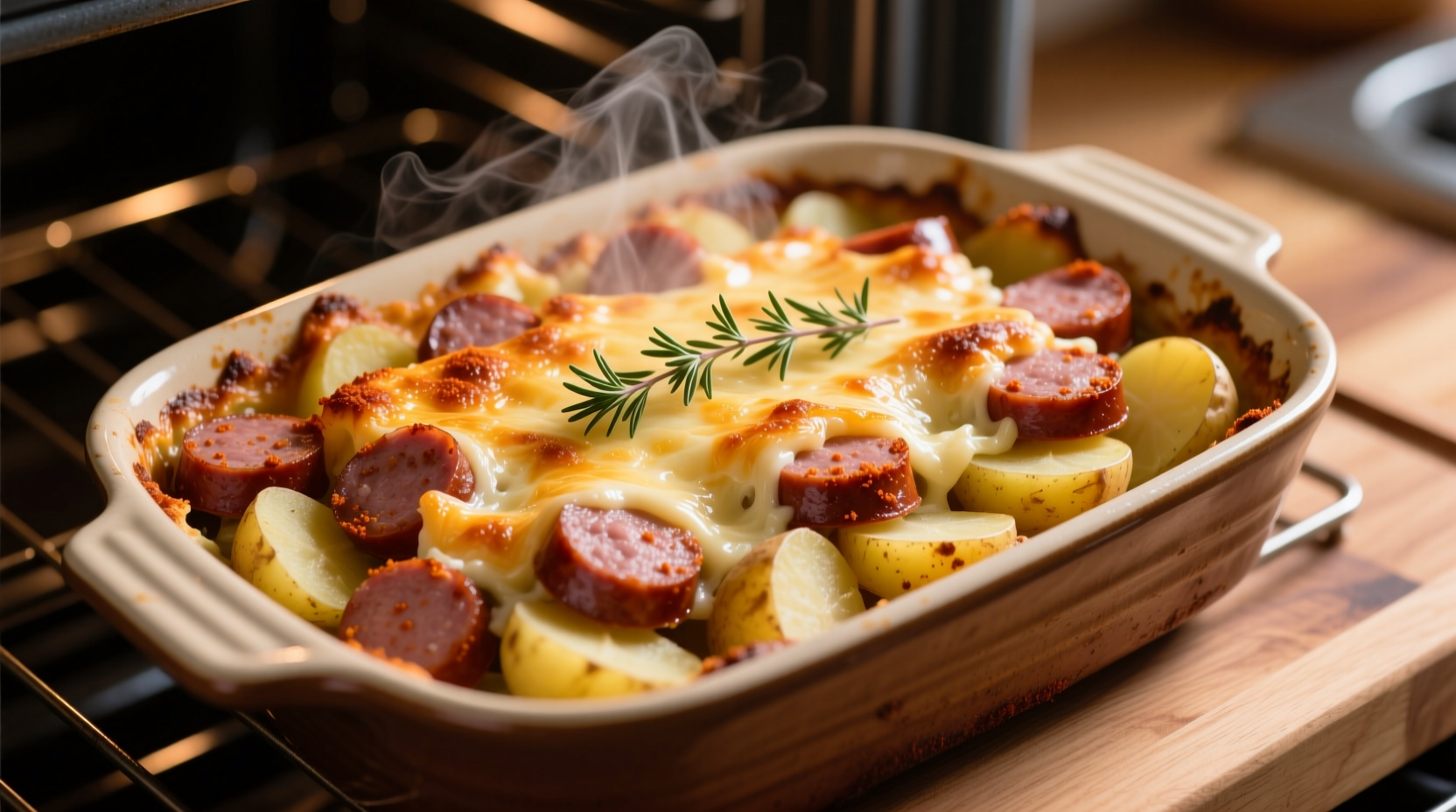 Perfect Smoked Sausage Potato Casserole Recipe in 60 Minutes