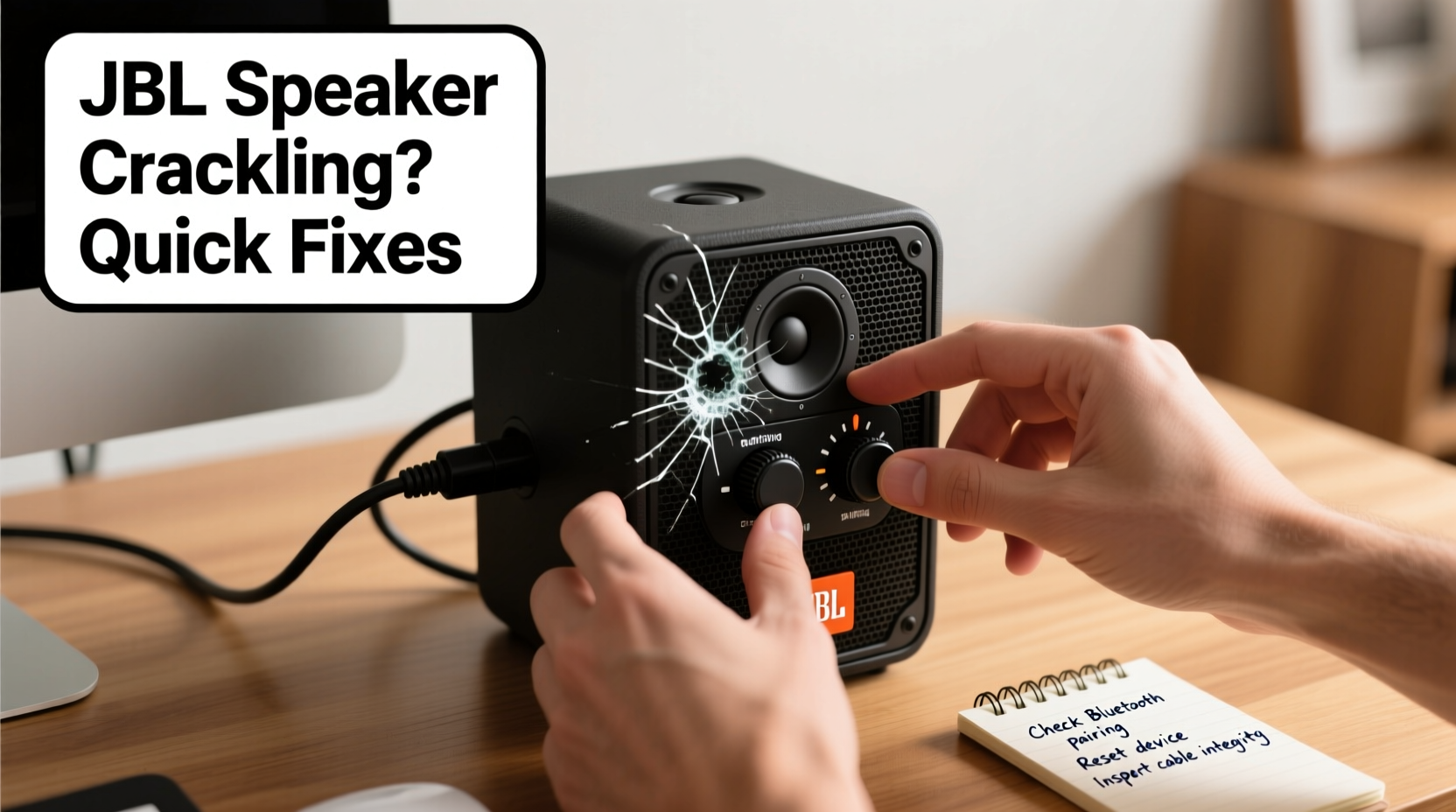 jbl speaker crackling troubleshooting quick fixes
