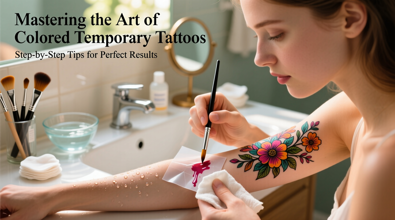 mastering the art of applying colored temporary tattoos step by step tips for perfect results