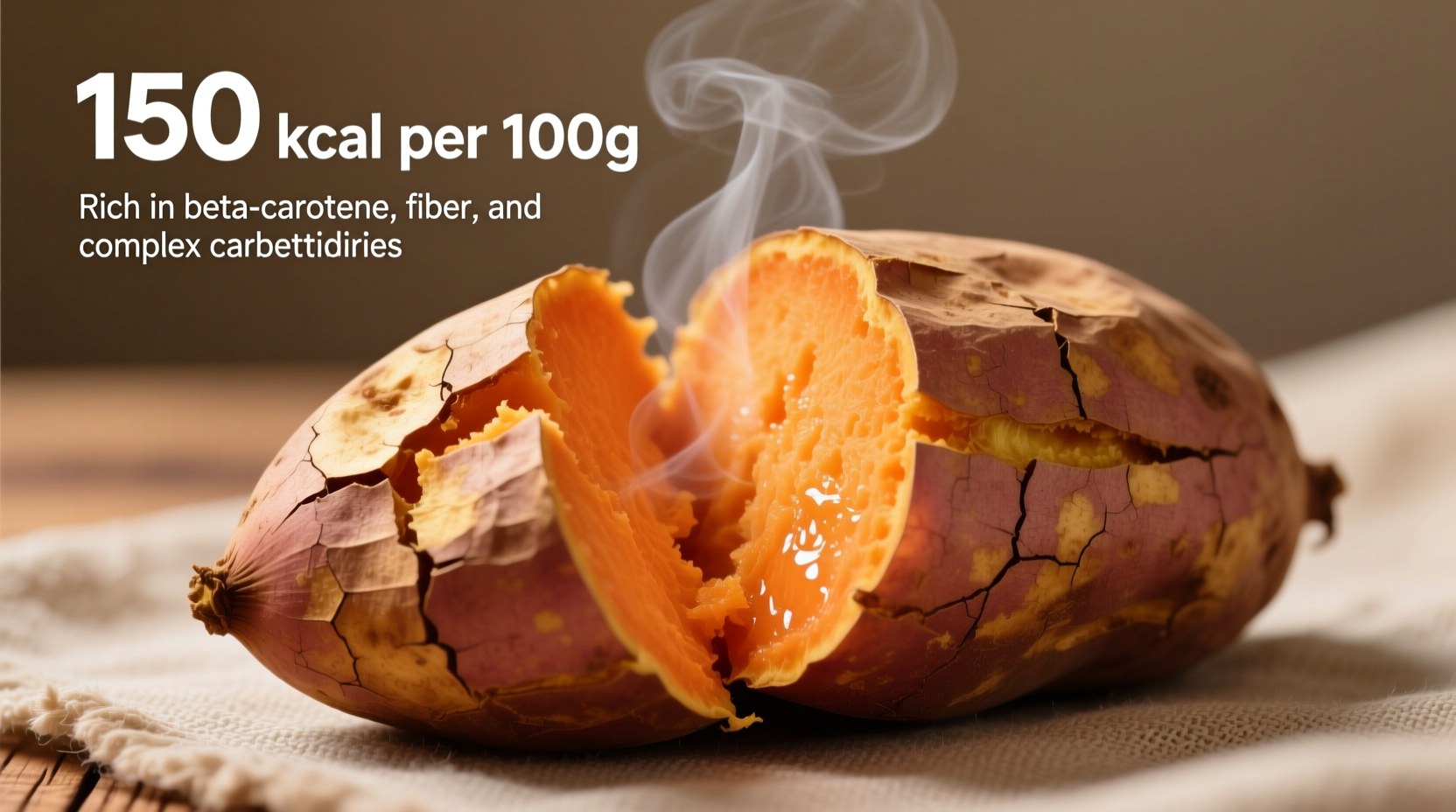 calories in sweet baked potato