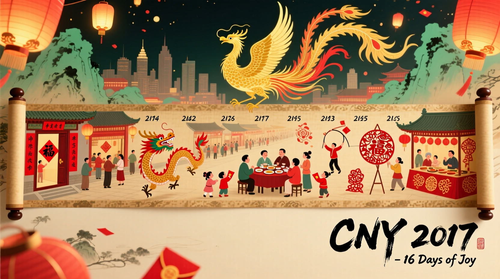 how long is the chinese new year celebration 2017
