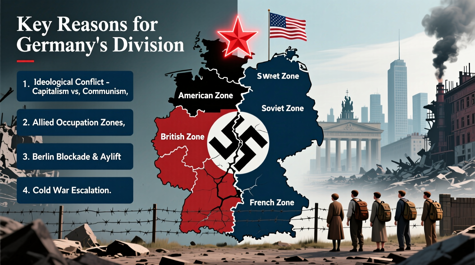 why was germany divided after wwii key reasons explained