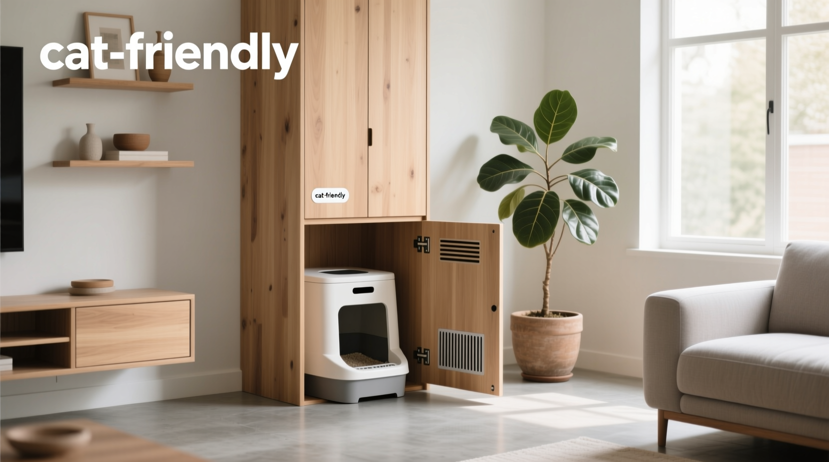 where to put the best place for litter box for a tidy home