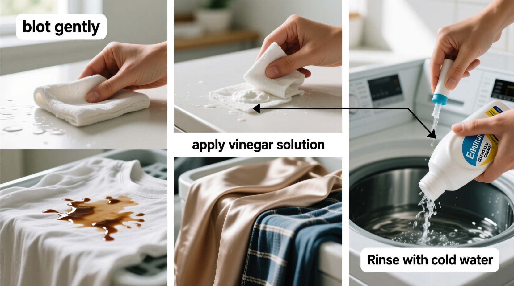 effective methods to remove wet stains from clothes quickly and safely