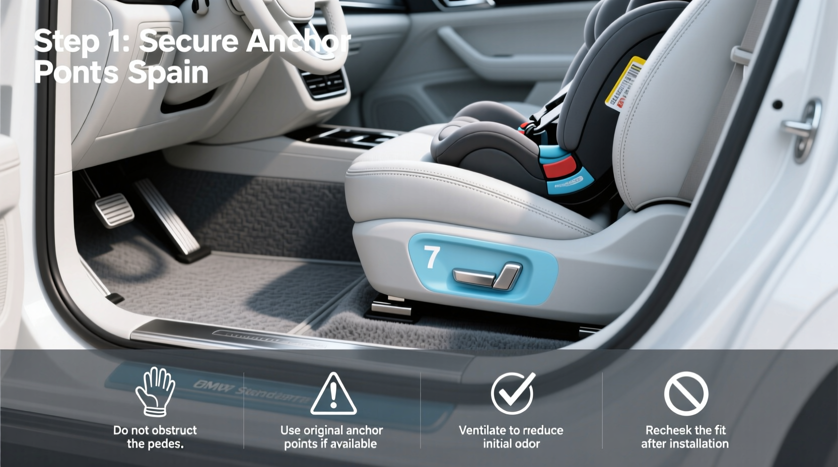 child seats hire car spain