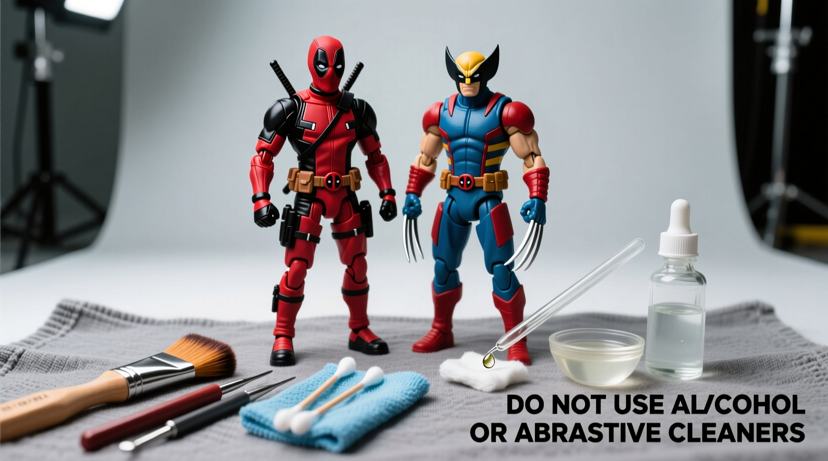expert tips for safely cleaning your deadpool and wolverine toy figures without damage