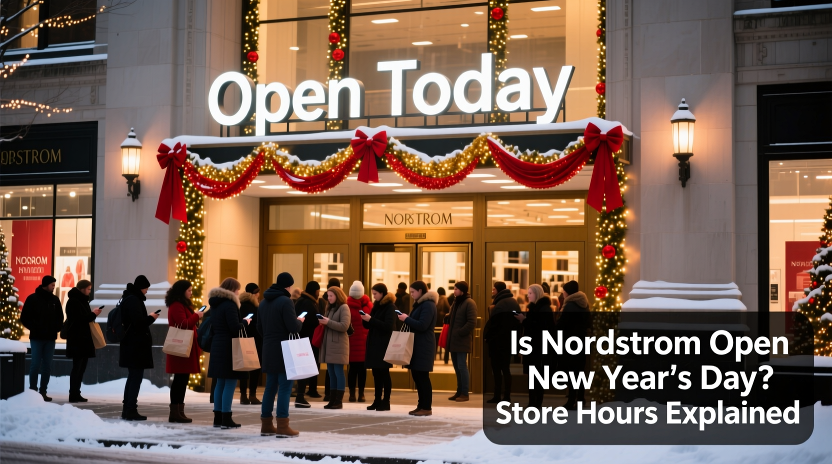 is nordstrom open new year day