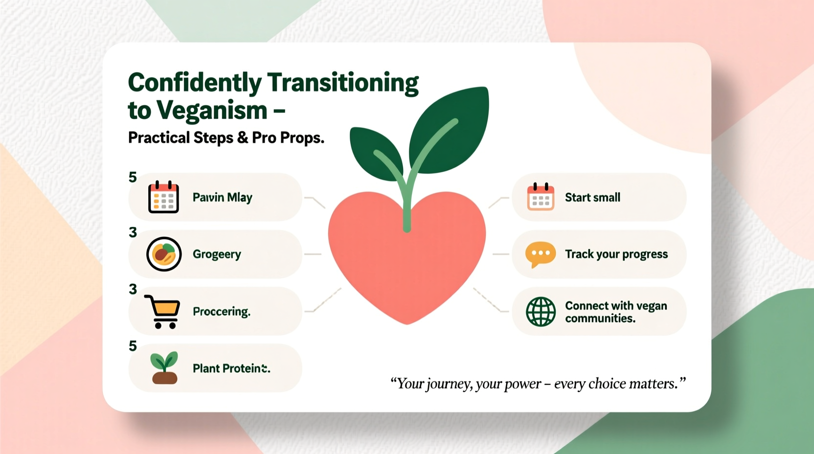 practical steps and tips for transitioning to a vegan lifestyle with confidence