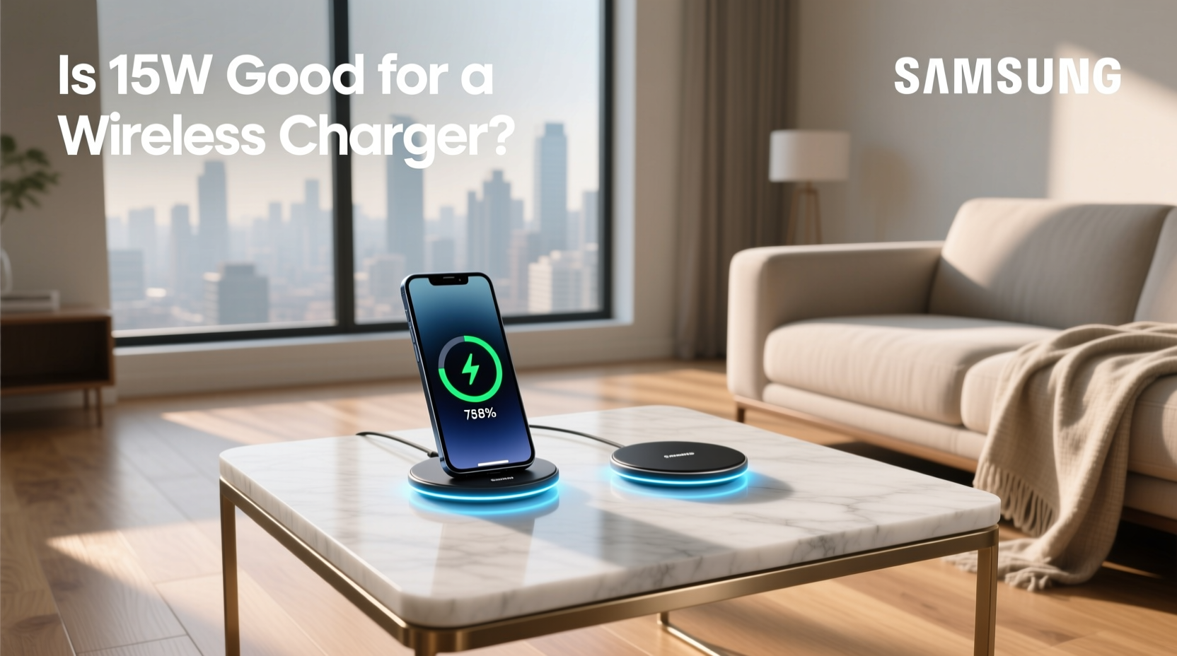 Super Fast Wireless Charger Duo Samsung 15W Guide