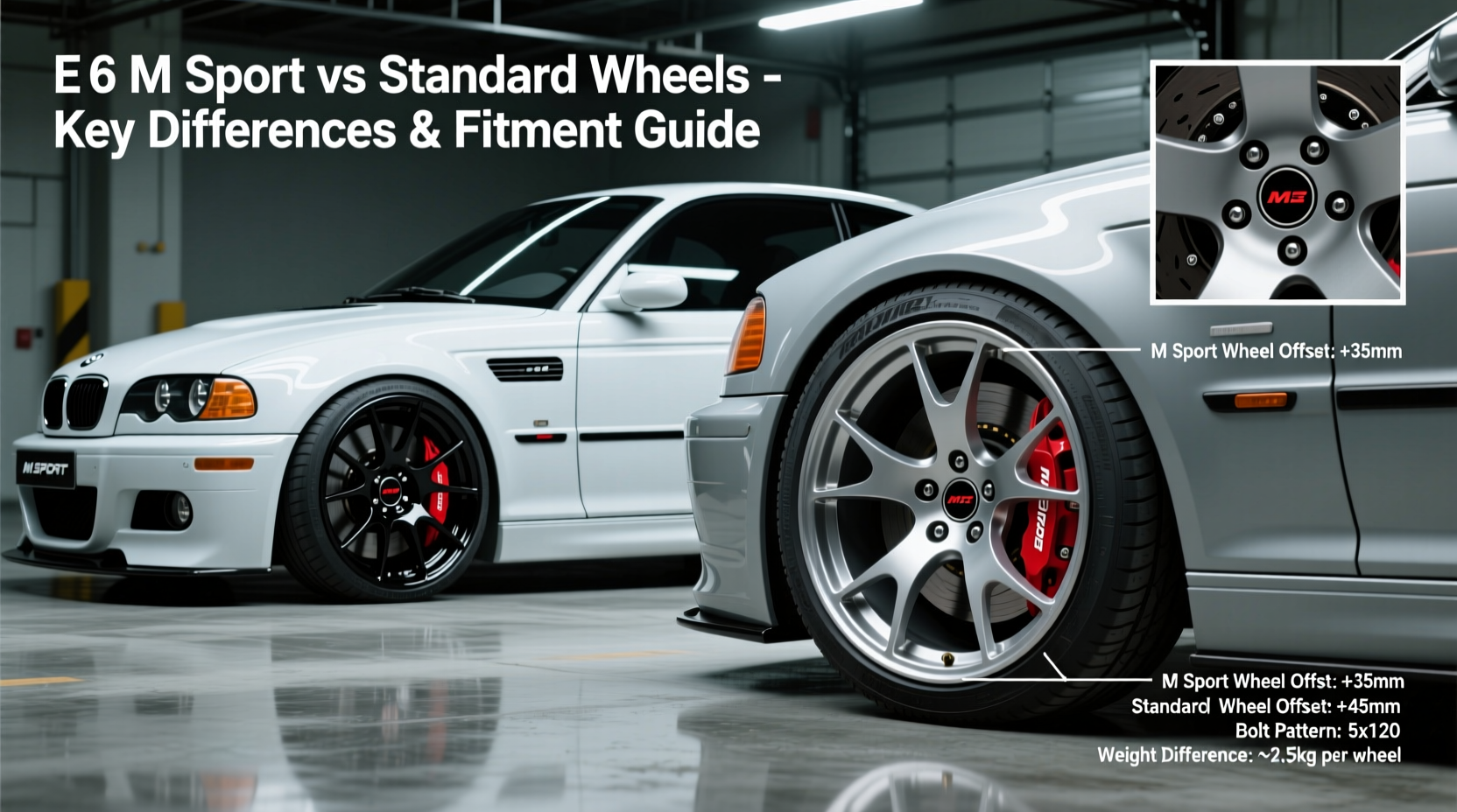 E46 M Sport vs Standard Wheels: Key Differences & Fitment Guide