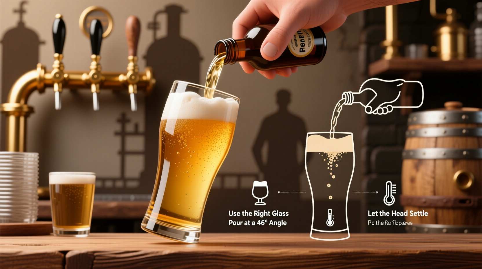 how to give your beer the right glass and a proper pour