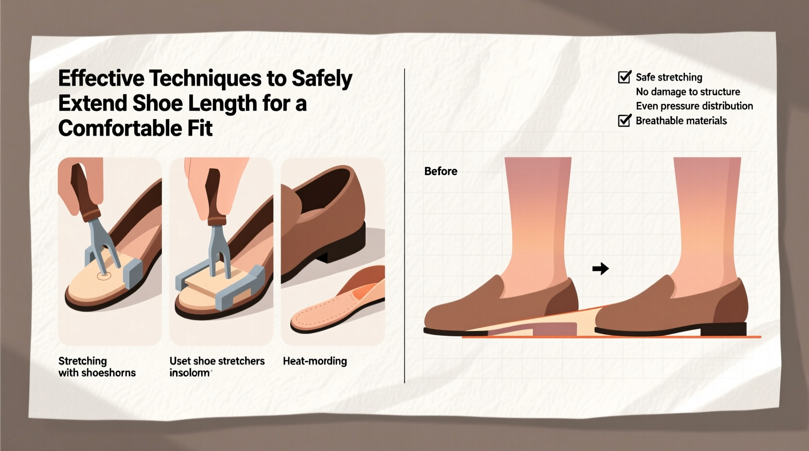 Effective Techniques To Safely Make Your Shoes Longer For A Comfortable Fit