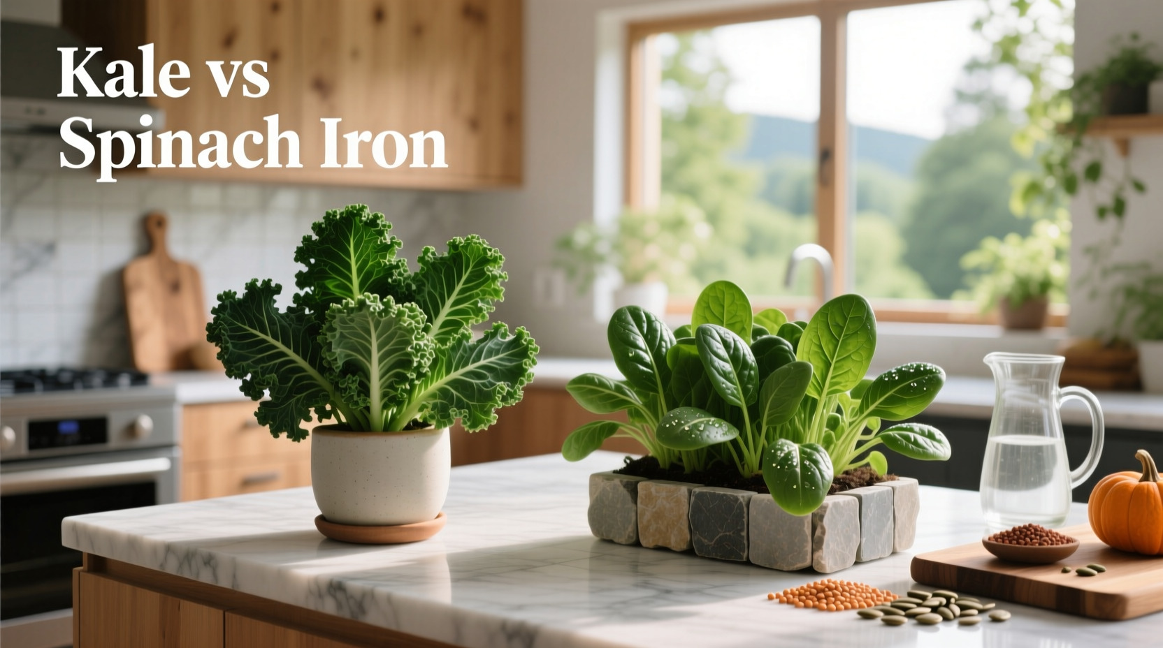 kale vs spinach iron which leafy green wins