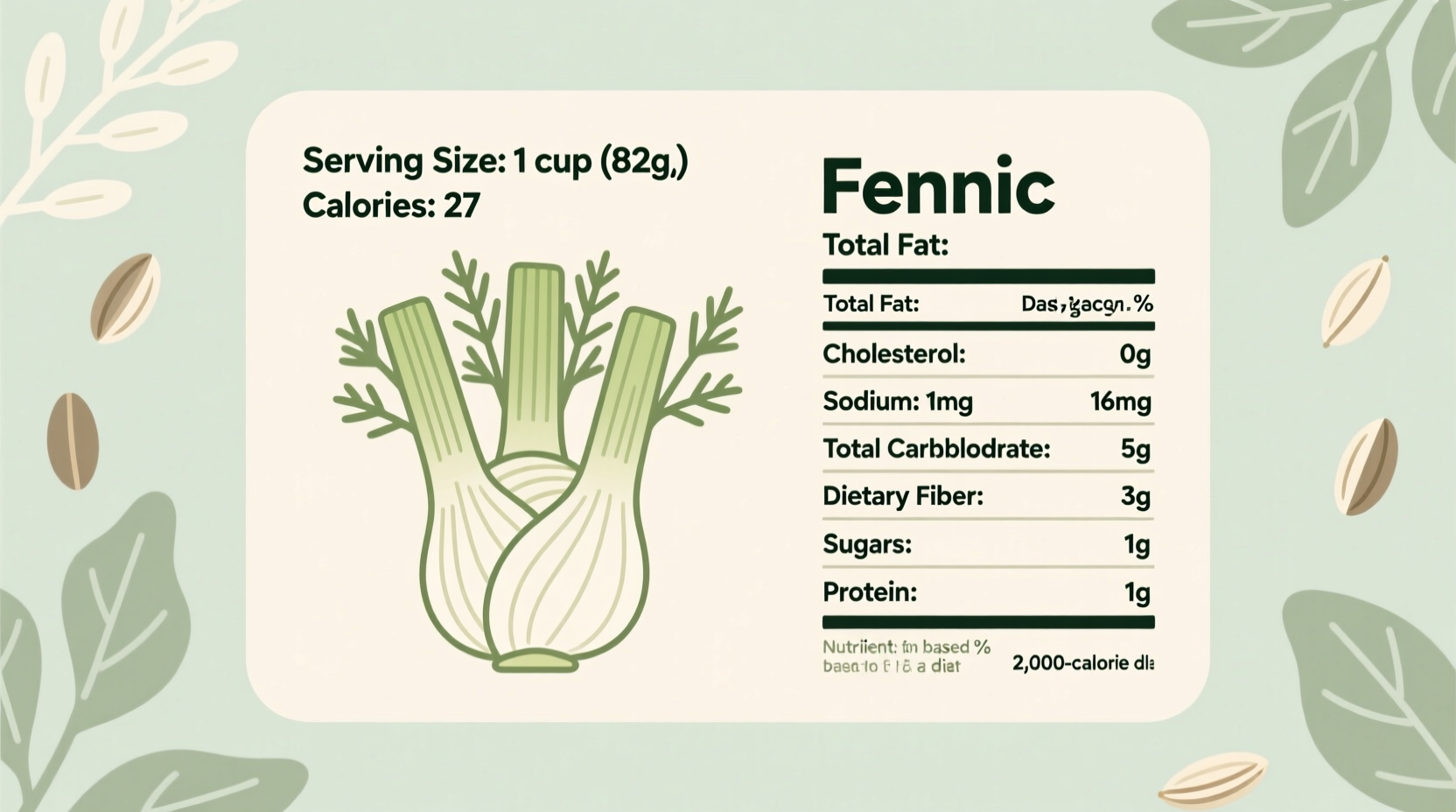 Fennel Nutrition Facts: Complete Breakdown & Health Benefits
