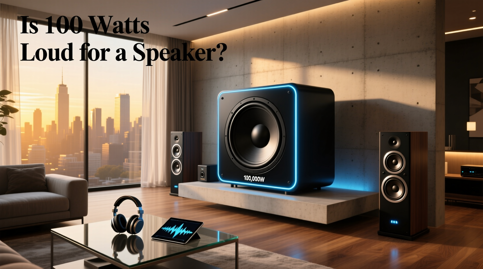 speakers subwoofer 100000w,Is 100 watts loud for a speaker? buying guide