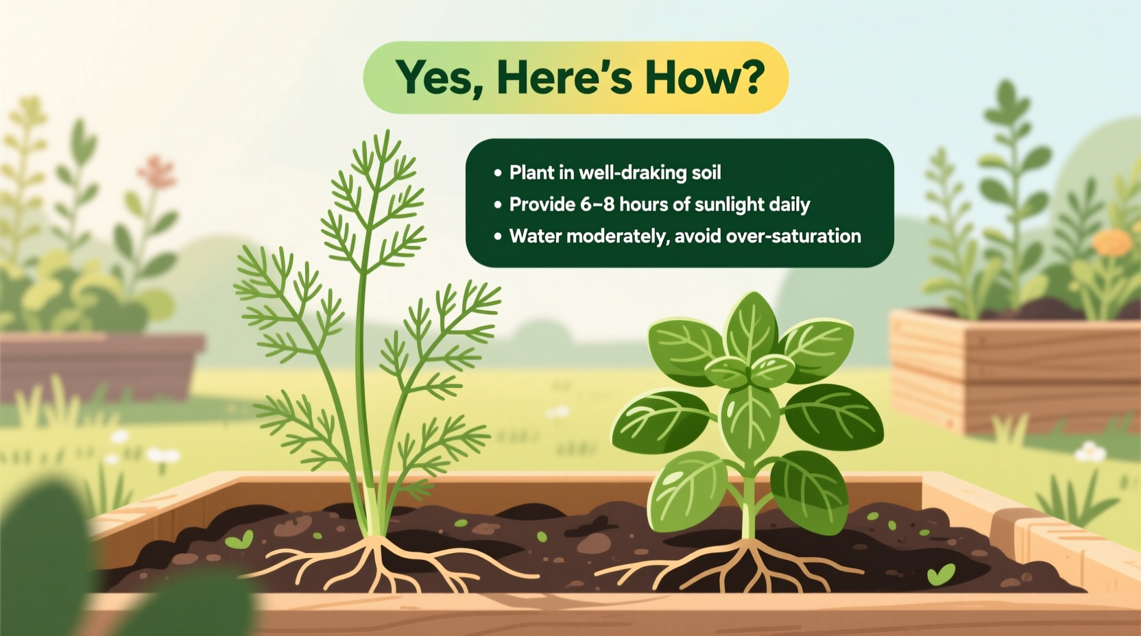 Can Dill and Basil Be Planted Together? Yes, Here's How