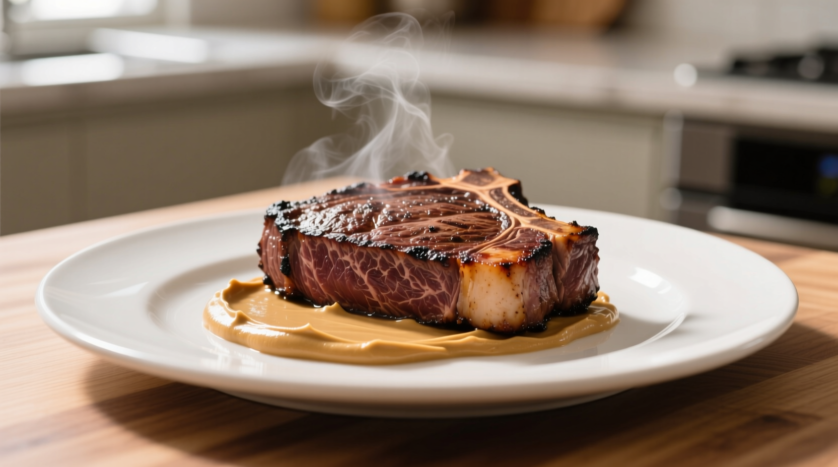 peanut butter sous vide steaks