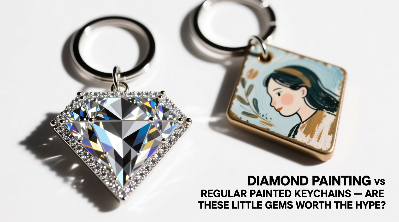 diamond painting keychains vs regular painted keychains are those little gems worth the hype
