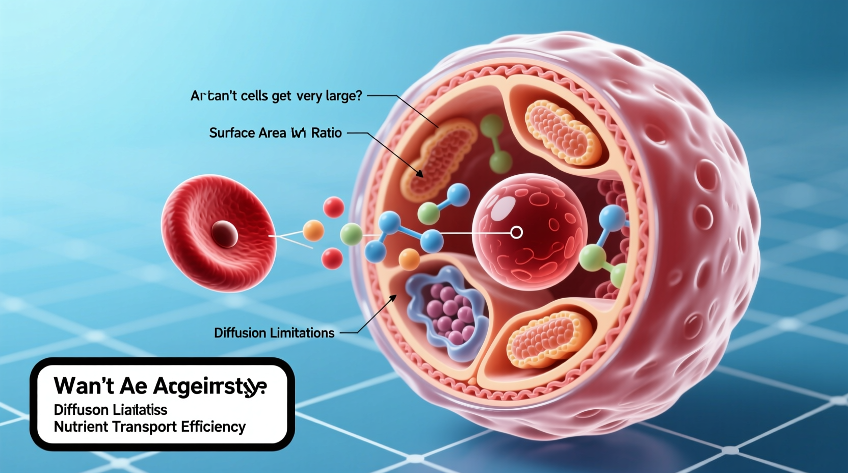 why cant cells get very big size limitations explained