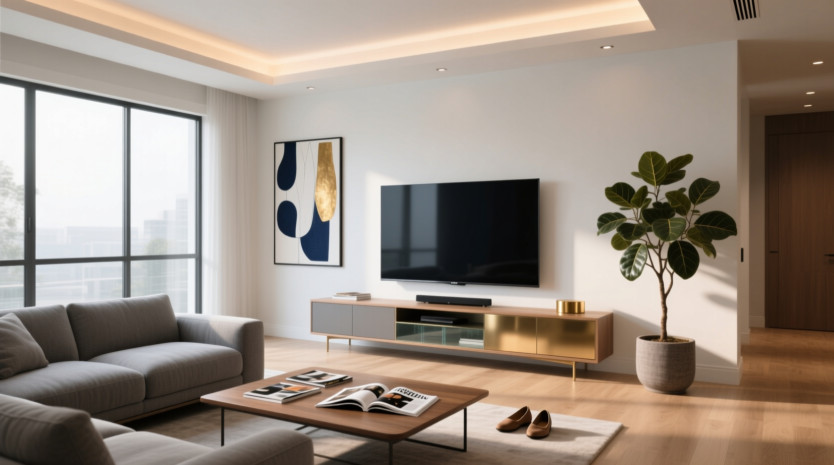 85in tv in room setup buying guide
