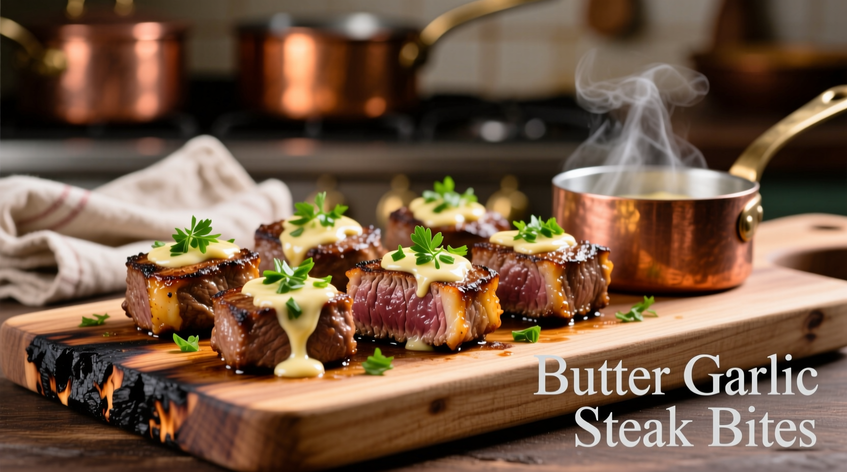 Perfect Butter Garlic Steak Bites Recipe in 25 Minutes