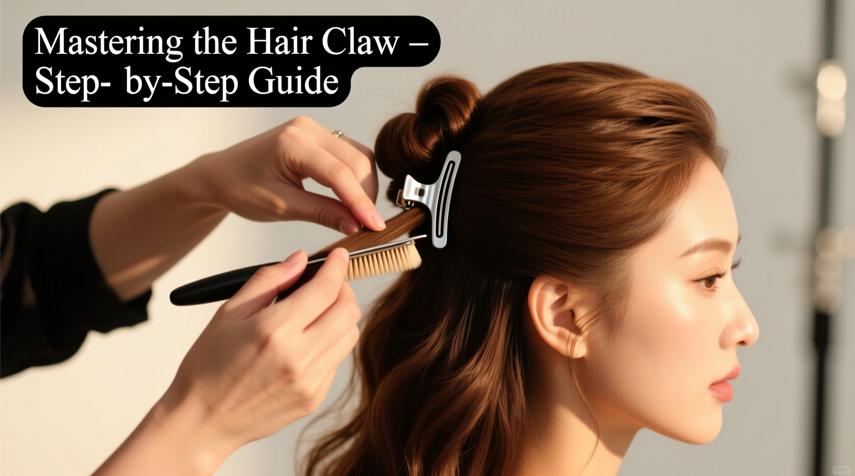 mastering the hair claw step by step guide to creating a secure and stylish updo