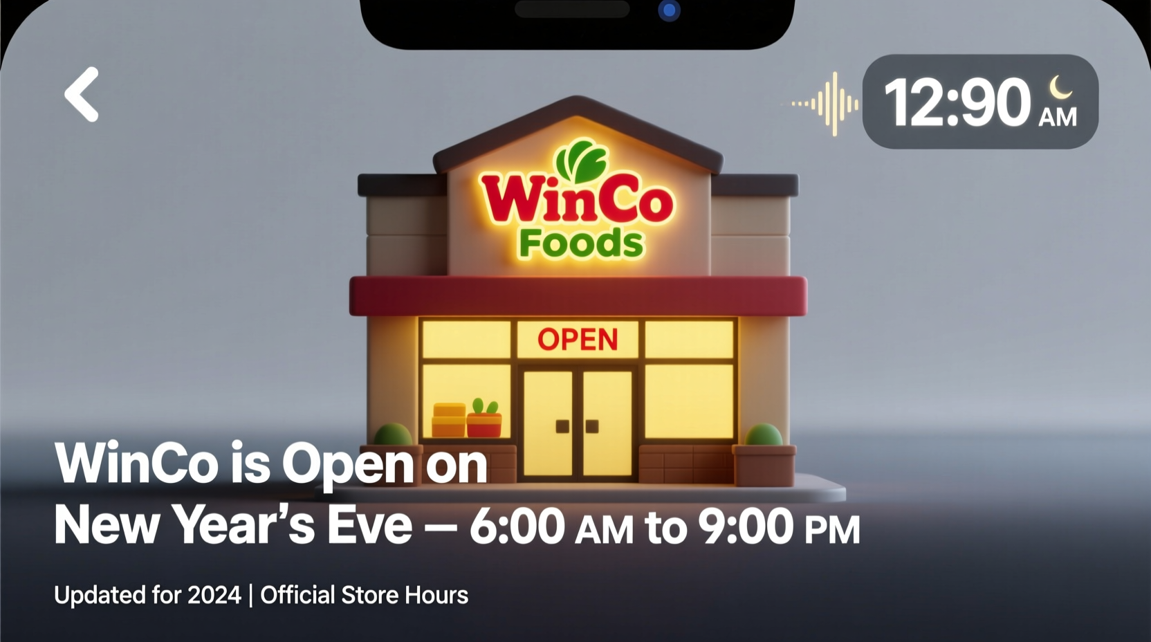 is winco open on new years eve