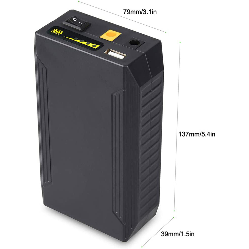 TalentCell Rechargeable 72W 132WH 12V/11000mAh 9V/14500mAh 5V/26400mAh DC Output Lithium Ion Battery Pack