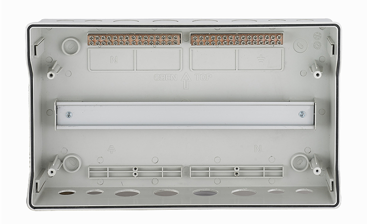 18 Way waterproof industrial ABS PC 381*230*110mm custom surface mounted mcb distribution box