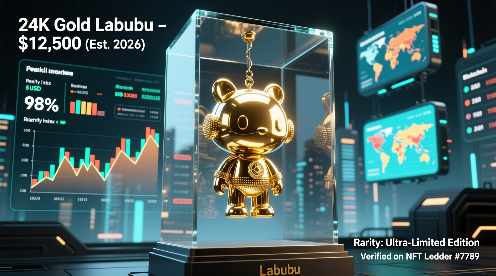 how much is a 24 carat gold labubu