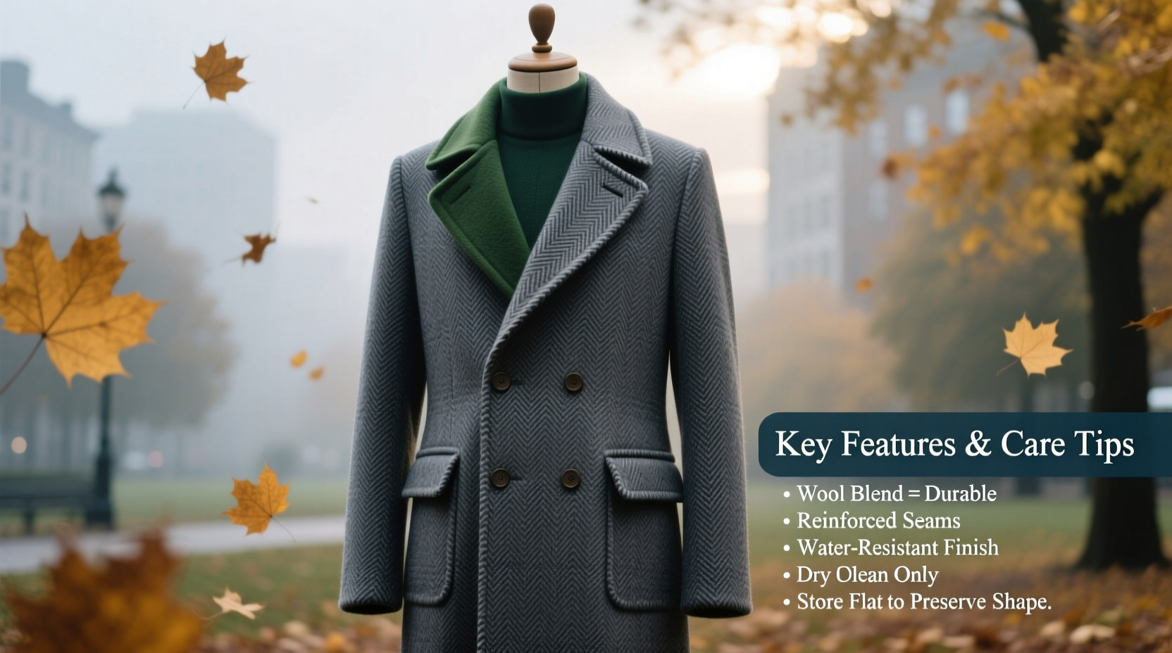 how to choose a durable tweed coat for autumn key features and care tips